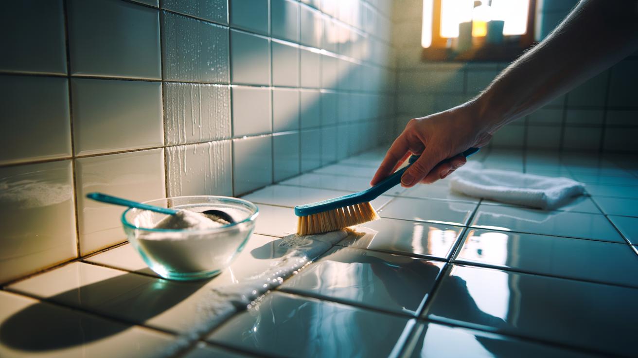 Clean Dirty Grout with Baking Soda: how bathroom tiles shine like new in just 5 minutes