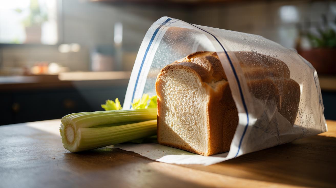 Preserve Bread Freshness with Celery: How moisture transfer keeps loaves soft for days