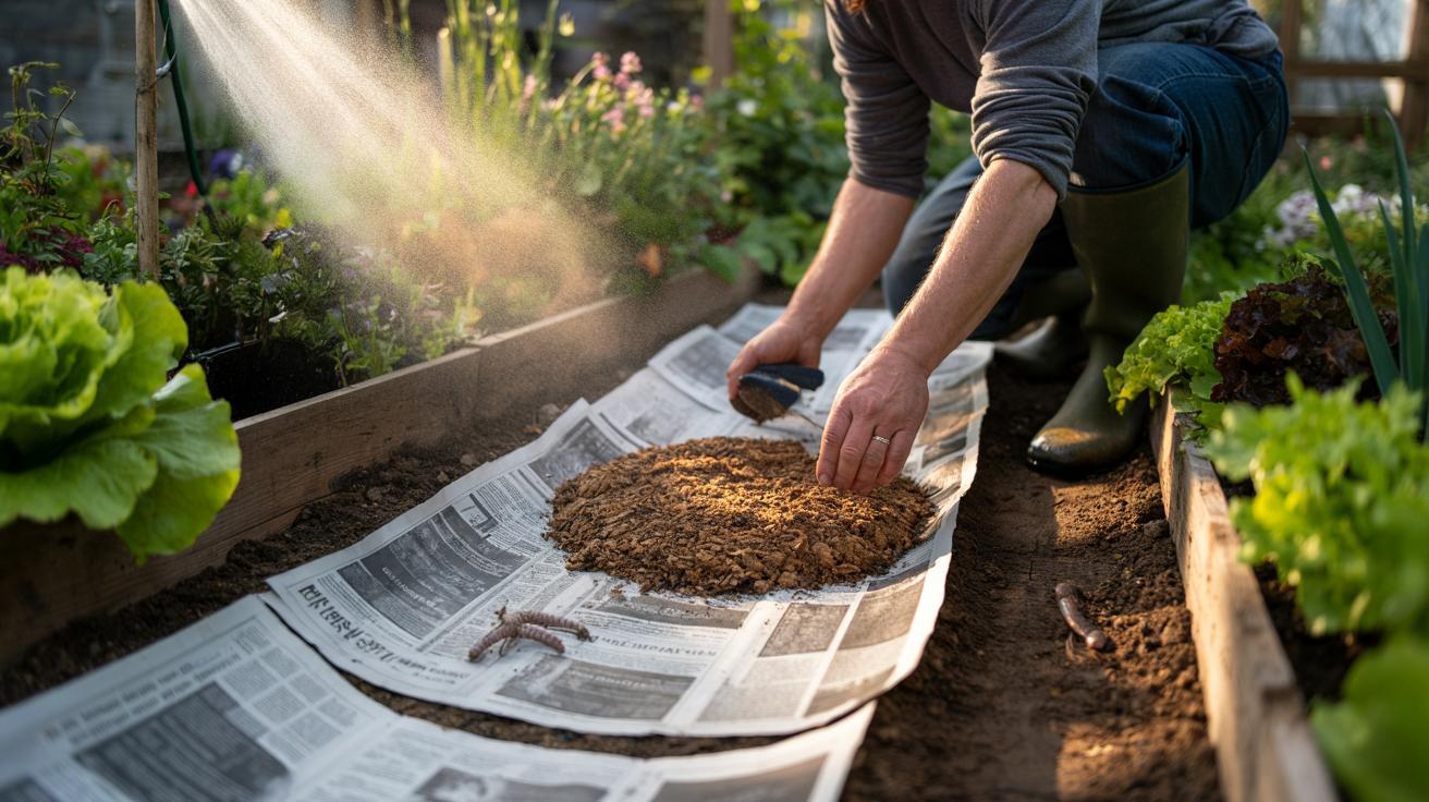 Prevent Weed Growth with Newspaper: Why layers act as barriers all season long