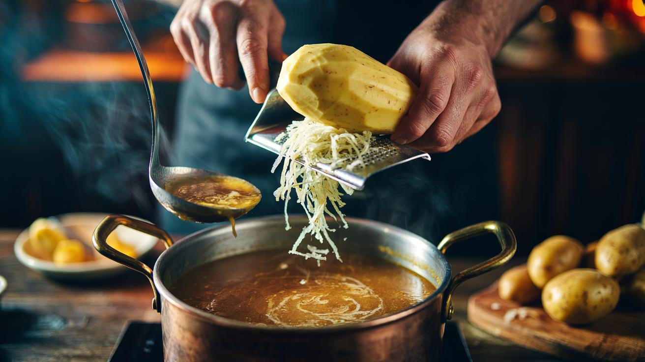 Thicken Soup with Potato: How starch provides perfect consistency in 10 minutes